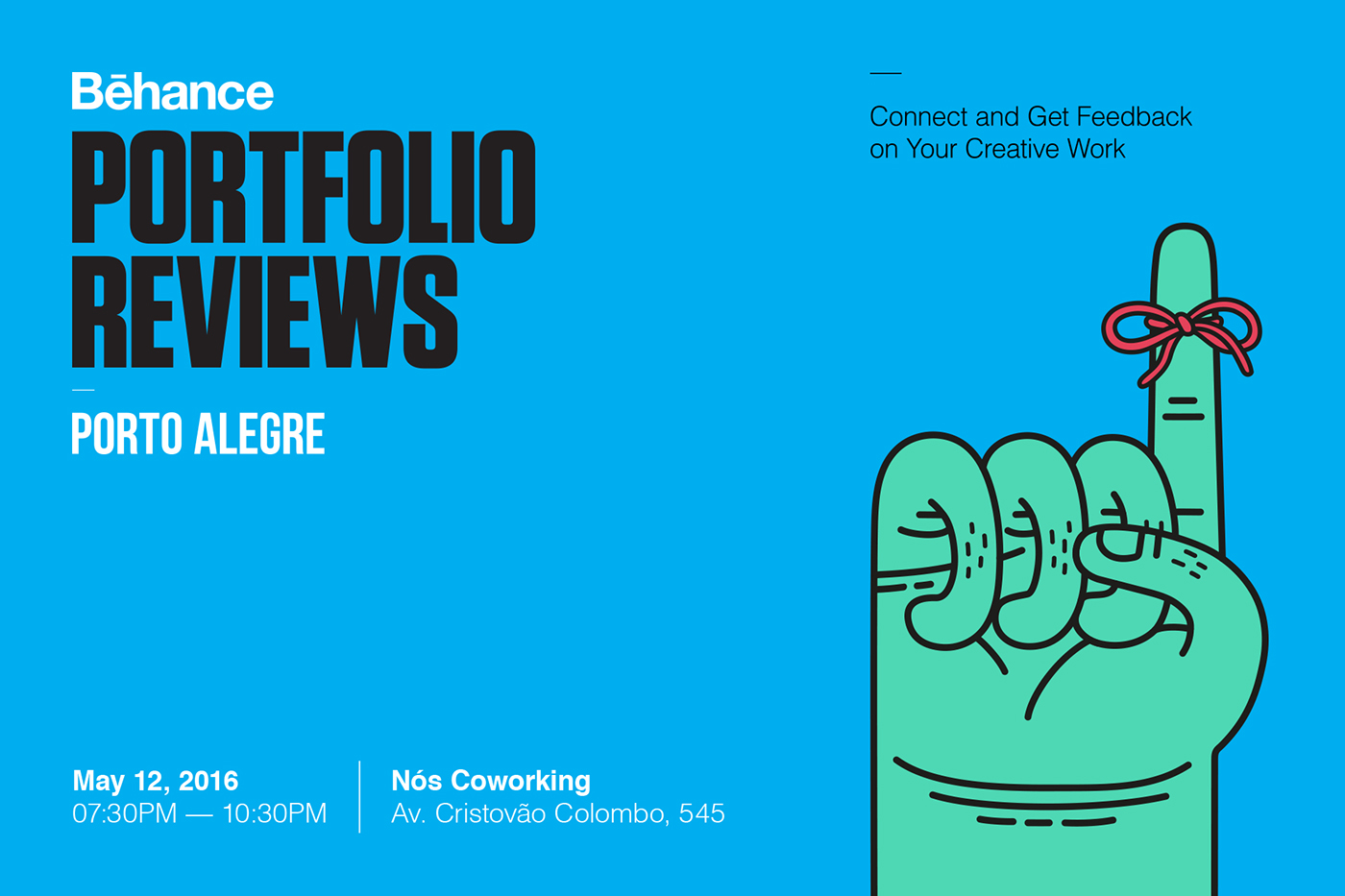 Behance Portfolio Reviews Porto Alegre 2016海报设计