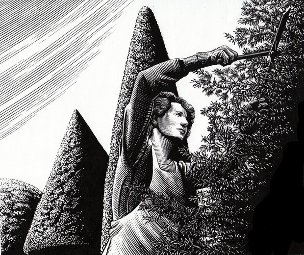工作中的人Douglas Smith版画作品欣赏