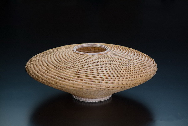 竹编艺术：日本竹艺大师中臣一的竹编竹艺作品