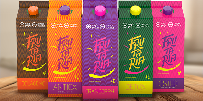 巴西Frutaria饮料包装设计