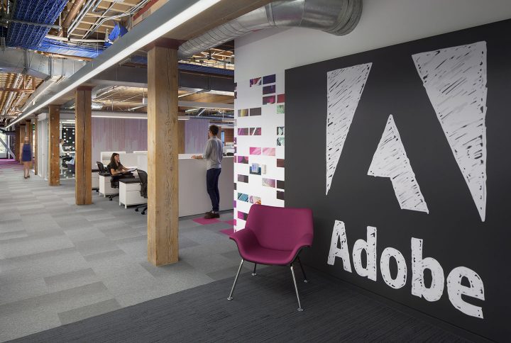Adobe办公楼空间图形设计