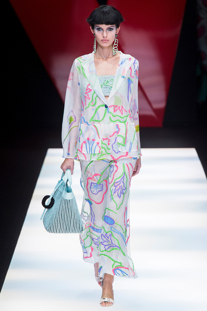 印花狂潮，Giorgio Armani 2018春夏时装秀